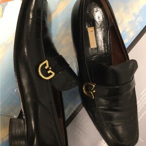 Black Leather LoafersGucci original